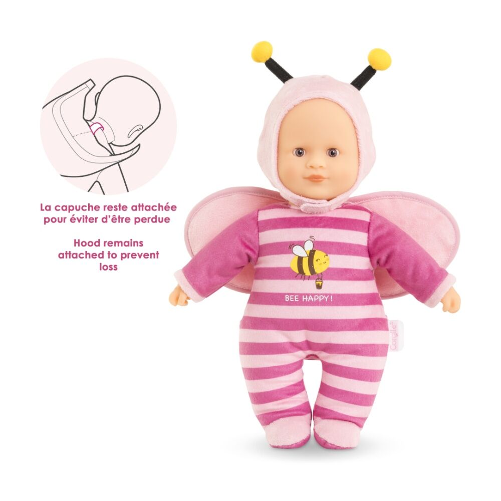 Corolle Mdc Sweet Heart Bee Baby Doll Vanilla Scent Soft Body 12in