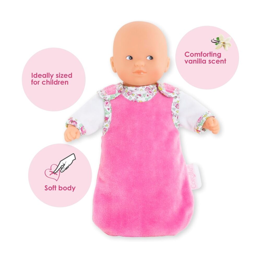 Corolle Mpp Mini Calin Goodnight Set Baby Doll Vanilla Scent Pajamas 20cm