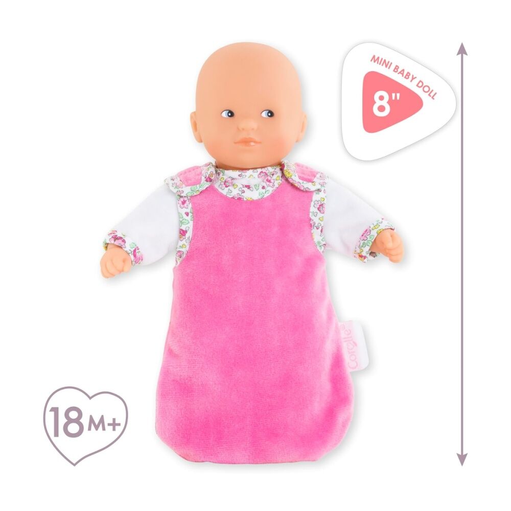 Corolle Mpp Mini Calin Goodnight Set Baby Doll Vanilla Scent Pajamas 20cm