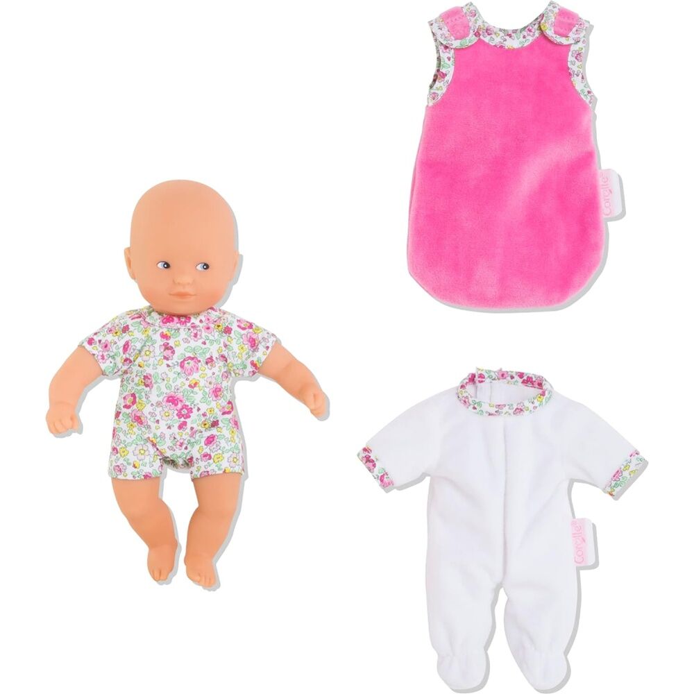 Corolle Mpp Mini Calin Goodnight Set Baby Doll Vanilla Scent Pajamas 20cm
