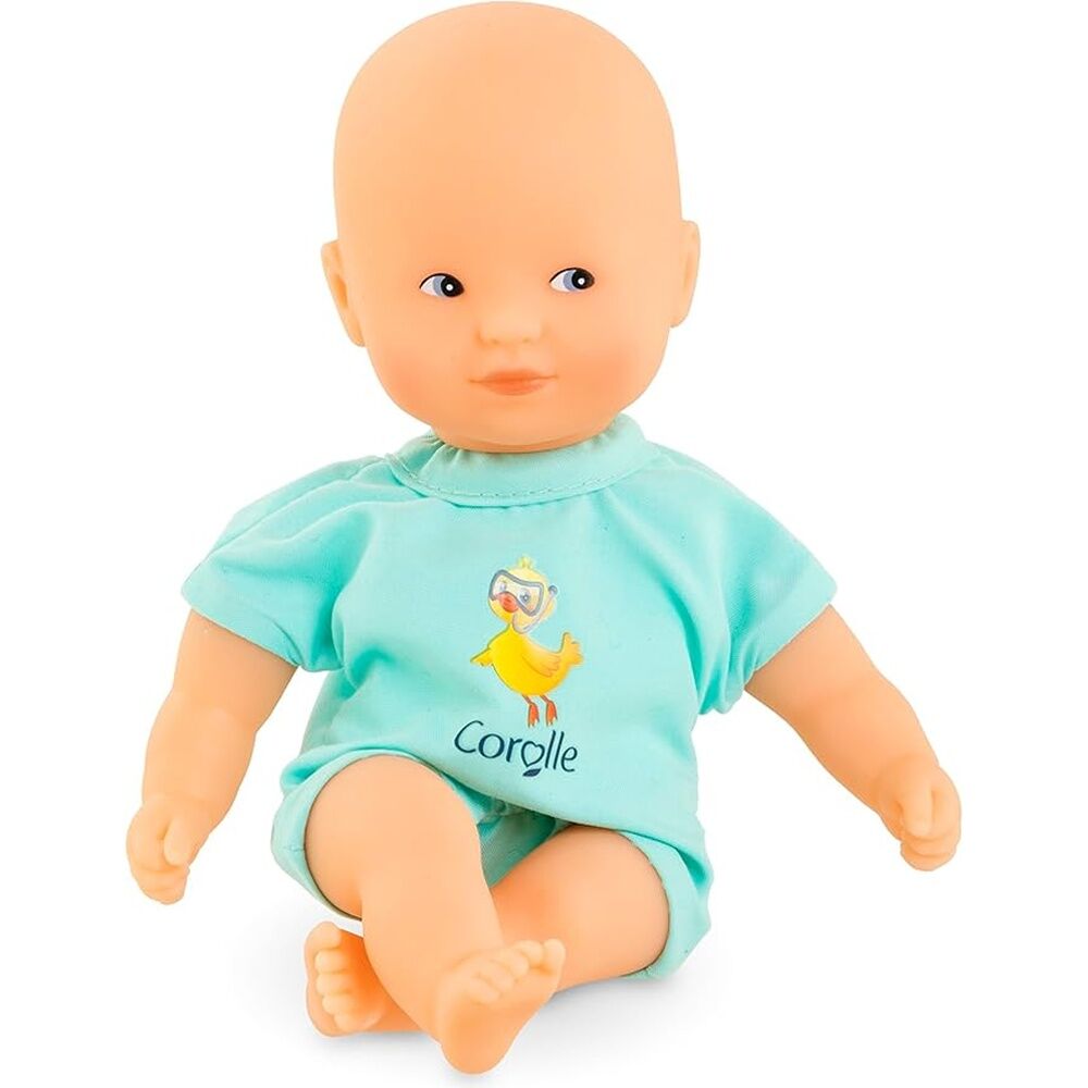Corolle Mpp Mini Bath Blue Baby Doll Vanilla Scent Water Play 8in