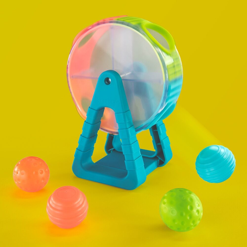 Sassy Baby Wonder Wheel Ball Drop Spinning Toy With Balls 6 Months+ 17cm