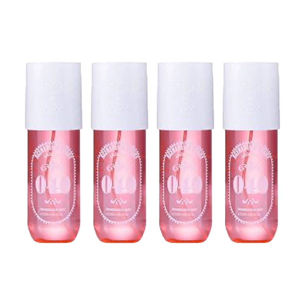 4PK Scenabella Body Spray 40 Fragrance Mist 250mL Vanilla Jasmine Plum