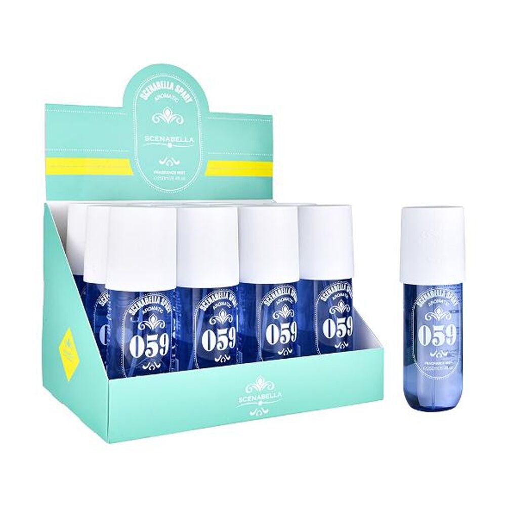 4PK Scenabella Body Spray 59 Fragrance Mist 250mL Plum Amber Sandalwood