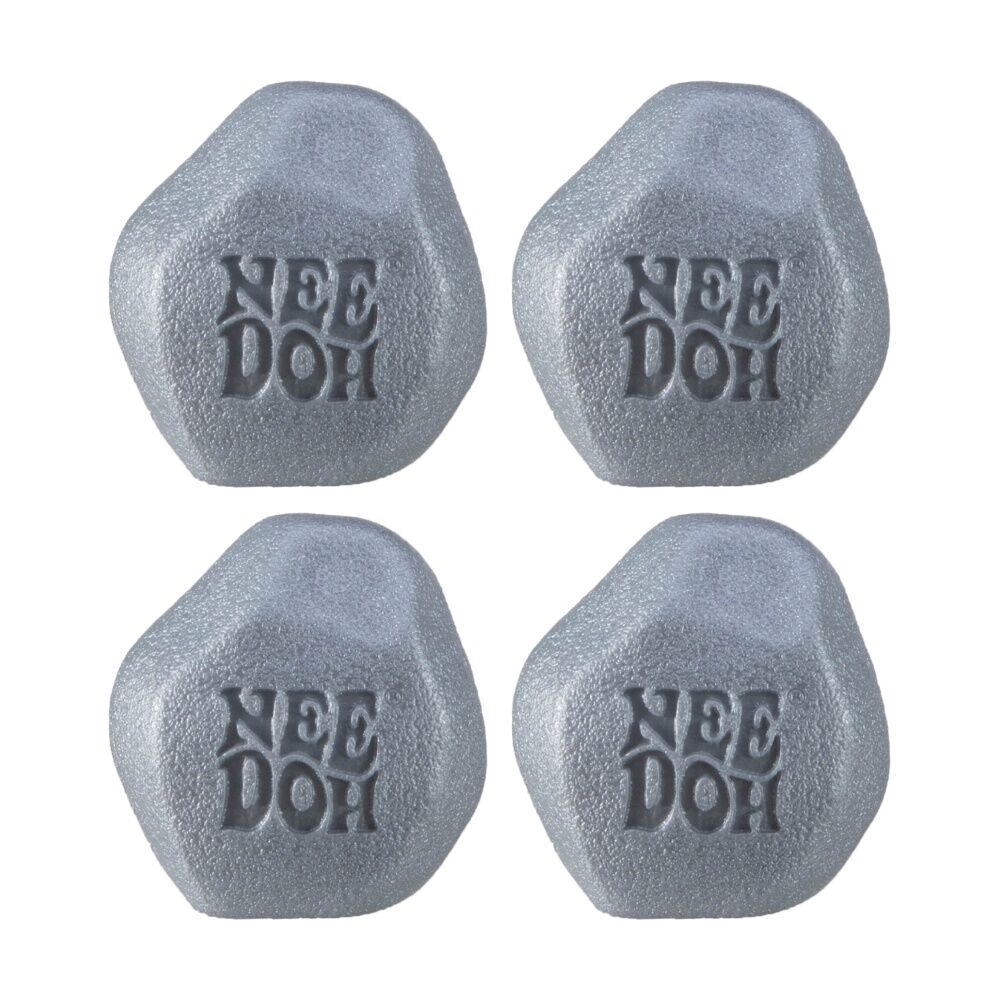4x Schylling Tuff Nugget Nee Doh Solid Squish Stress Relief Toy 3Y+ Assorted