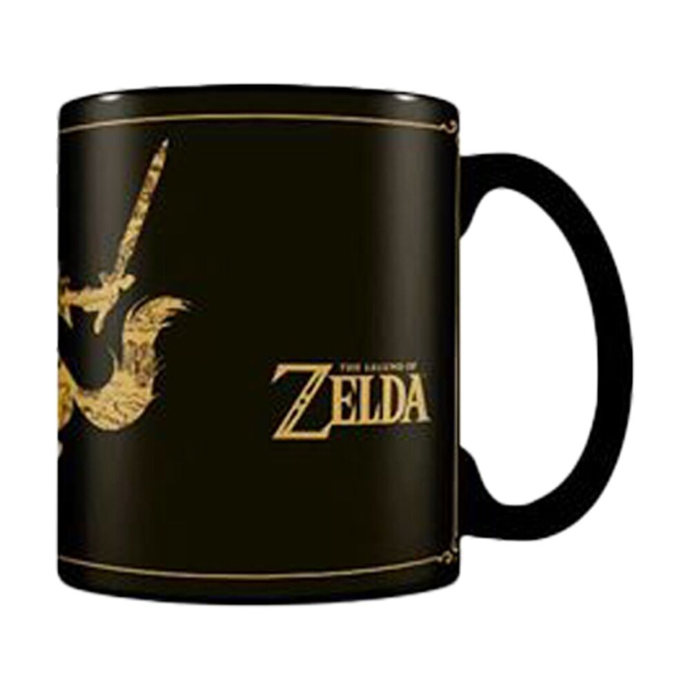 4PK Gaming The Legend Of Zelda Map Heat Change Mug Ceramic Coffee Drinking Black