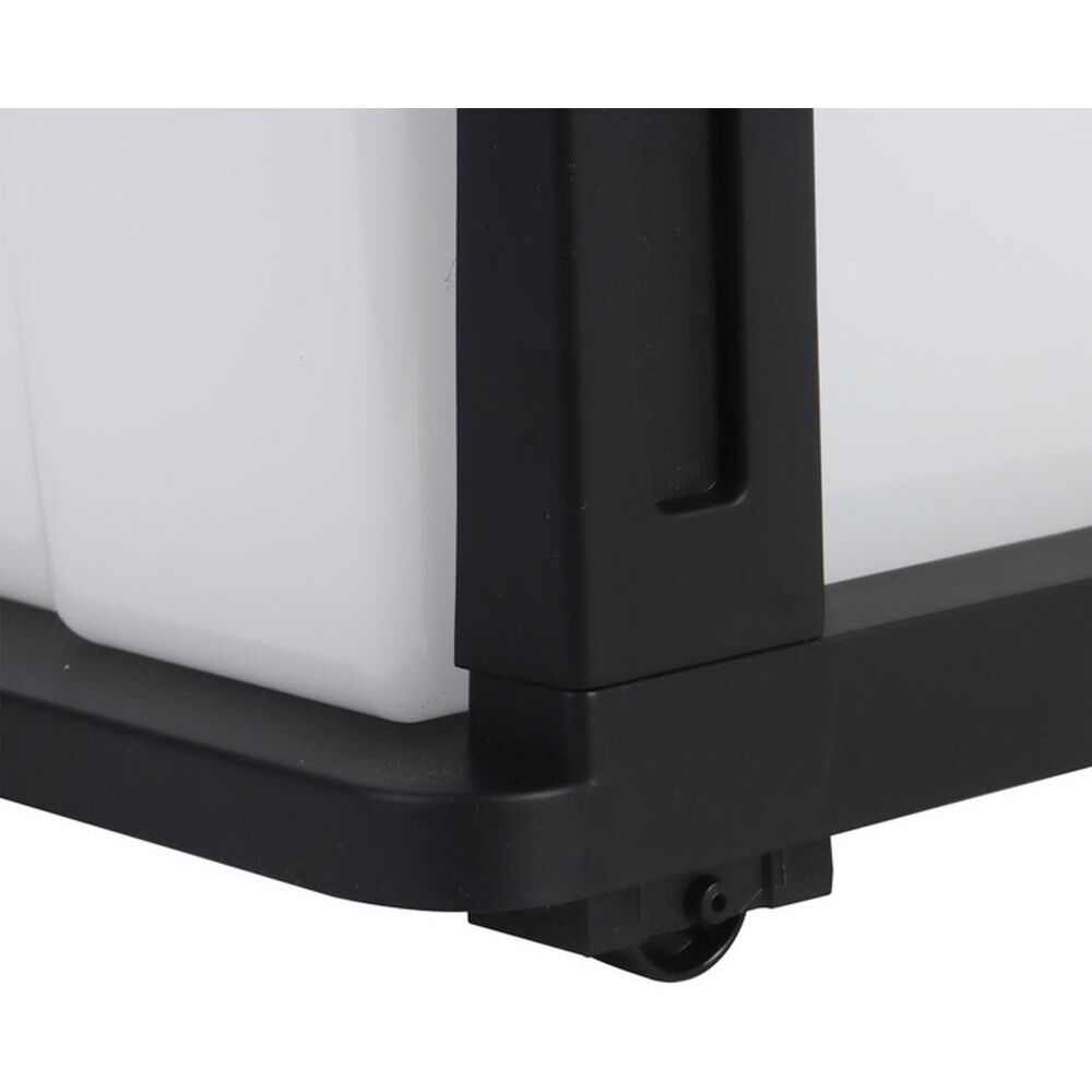 Braz Plastic Stackable 4 Drawer Compact Storage Organiser Black/White