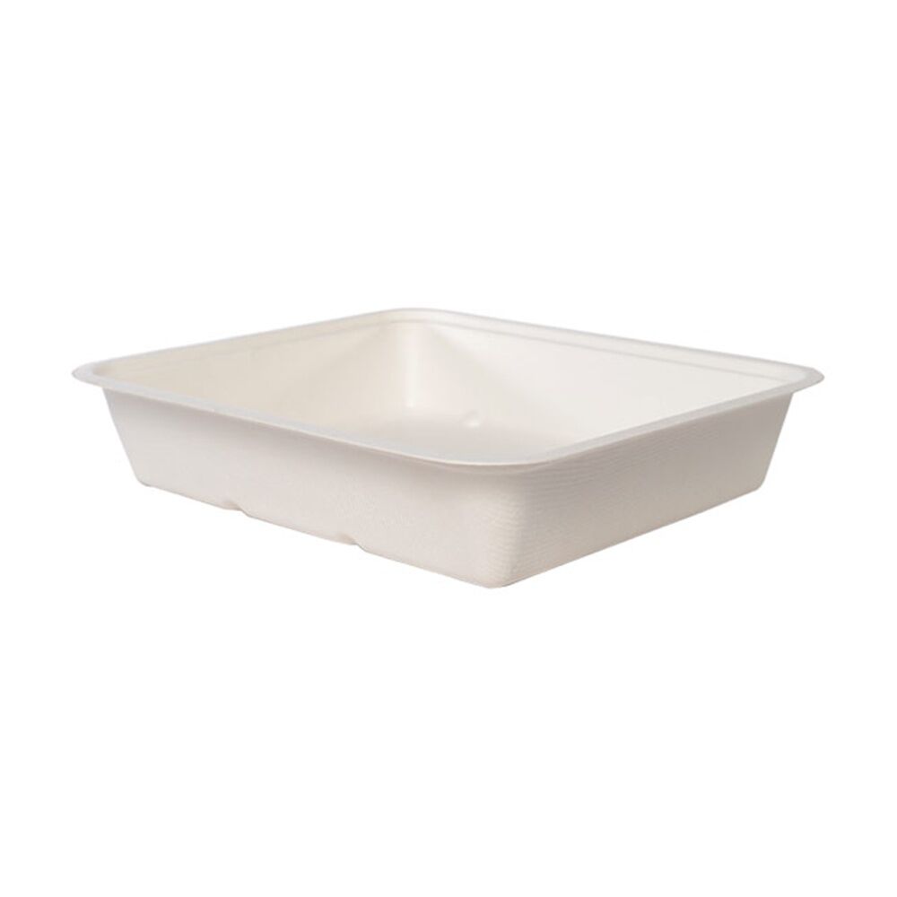 24x 3pc Partyware Earth-Friendly Durable Oven Tray Set 290x190x4mm Sugar Cane