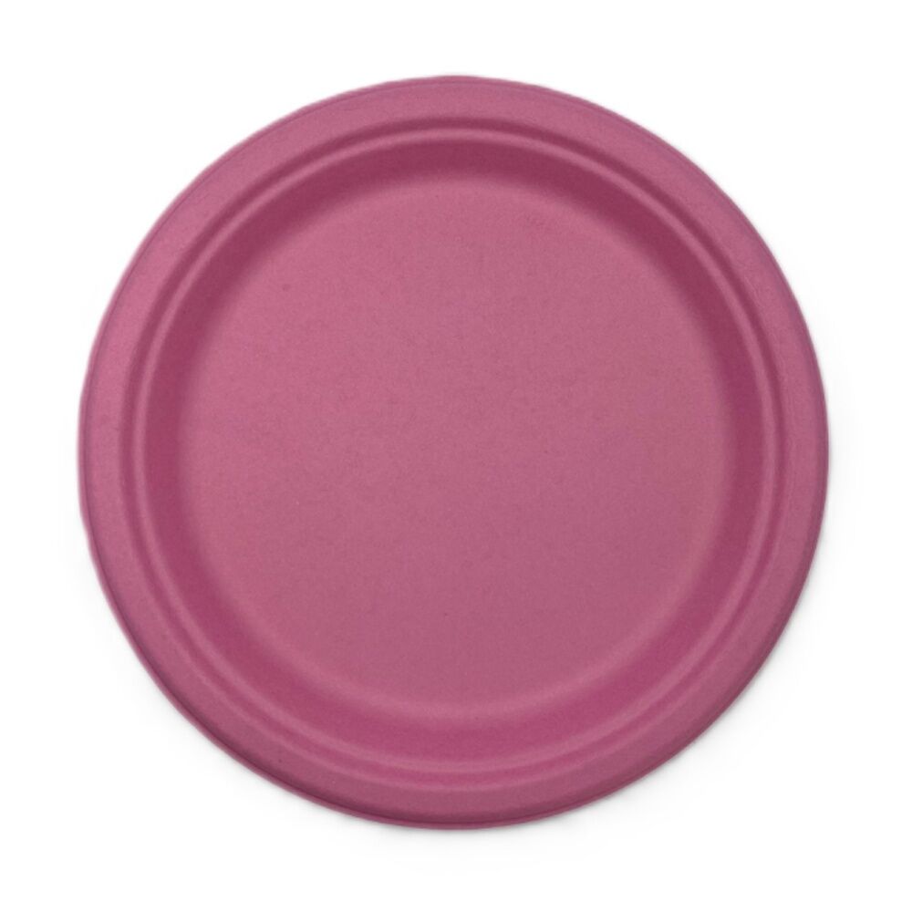 12x 25pc Partyware Durable Bowl Set Pastel Pink 225mm Sugar Cane