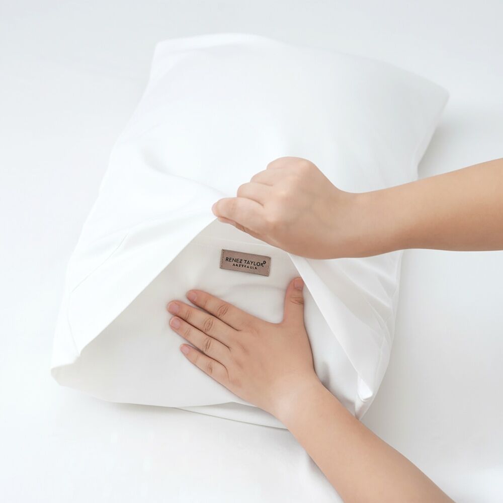 Renee Taylor 400TC Egyptian Cotton Sheet Set W/ Pillowcases White King Single