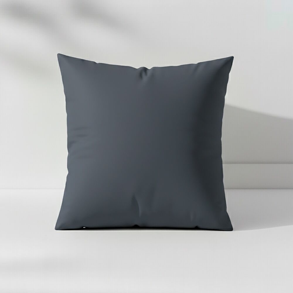 Renee Taylor 400TC Cotton Fitted Sheet & Pillowcase Set Steel Blue Single