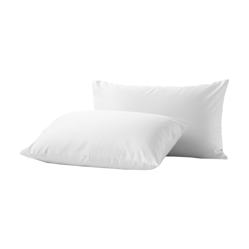 2pc Renee Taylor 400TC Egyptian Cotton Standard Pillow Pair White 48x74cm