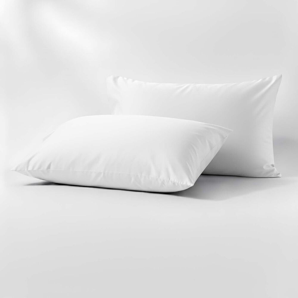 2pc Renee Taylor 400TC Egyptian Cotton Standard Pillow Pair White 48x74cm