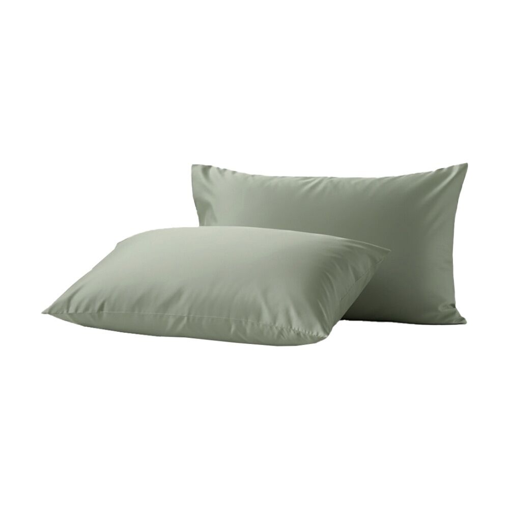 4x 2pc Renee Taylor 400TC Egyptian Cotton Standard Pillowcase Pair Basil
