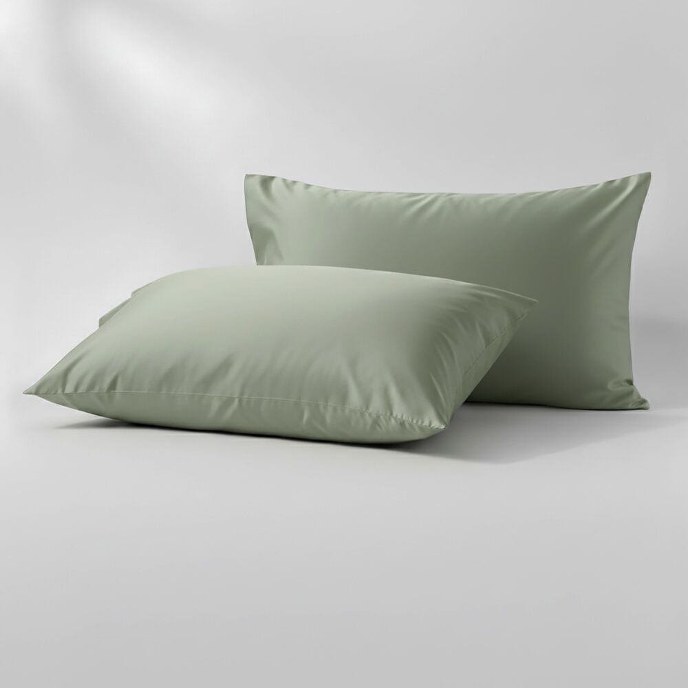 4x 2pc Renee Taylor 400TC Egyptian Cotton Standard Pillowcase Pair Basil