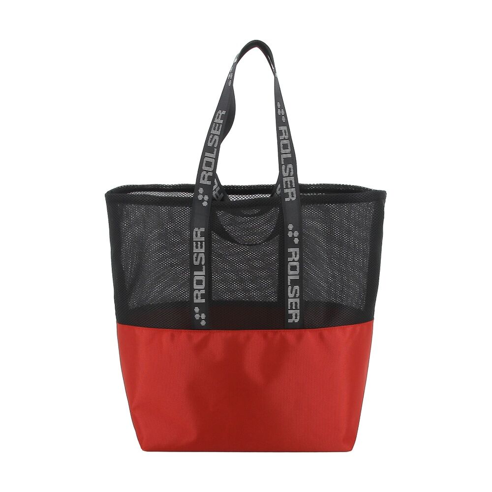 Rosler Urban MF 28L Double Pocket Shopping Bag Tote 35x20x43cm Terra/Blk