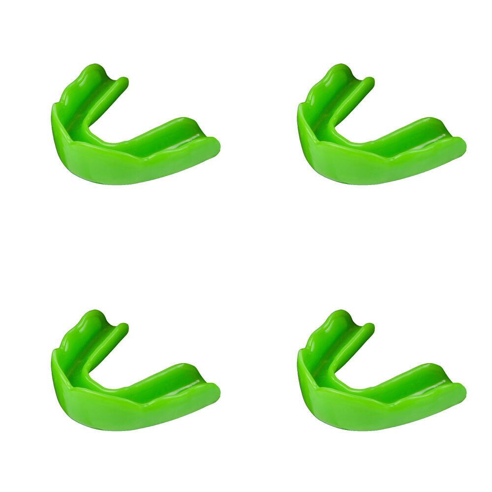 4PK Signature iPROTECT Type 1 Anaconda Mouthguard Kids Sports Gear Green 5-10y