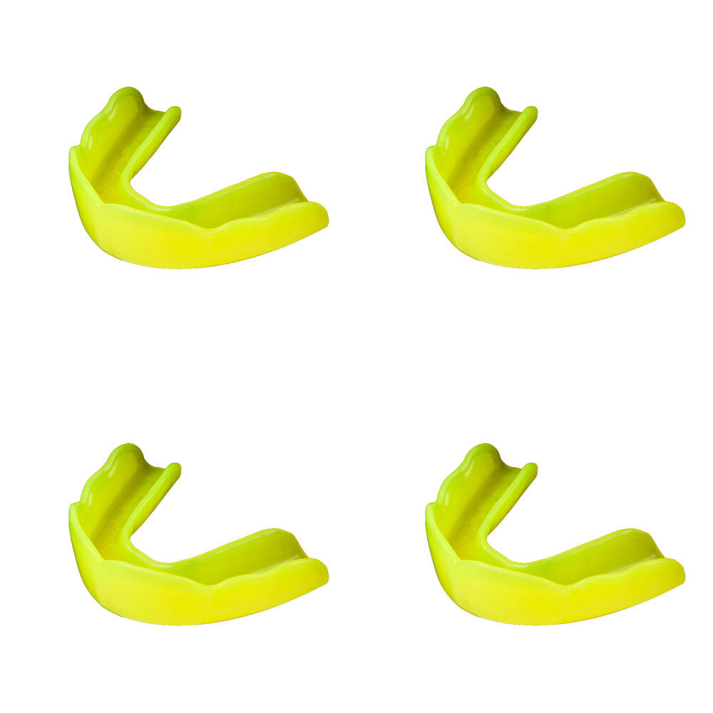 4PK Signature iPROTECT Type 1 Anaconda Mouthguard Kids Sports Gear Yellow 5-10y