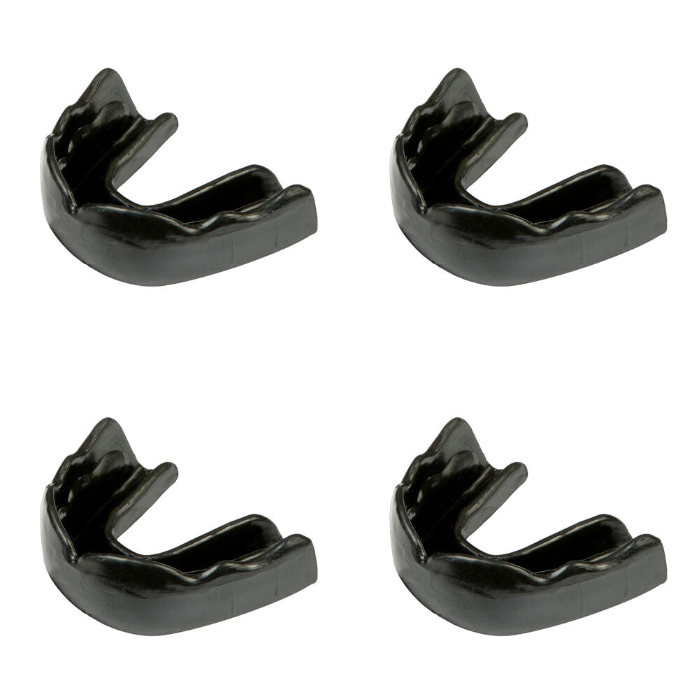 4PK Signature iPROTECT Type 2 Mamba Mouthguard Teen Sports Gear Black 13-17y