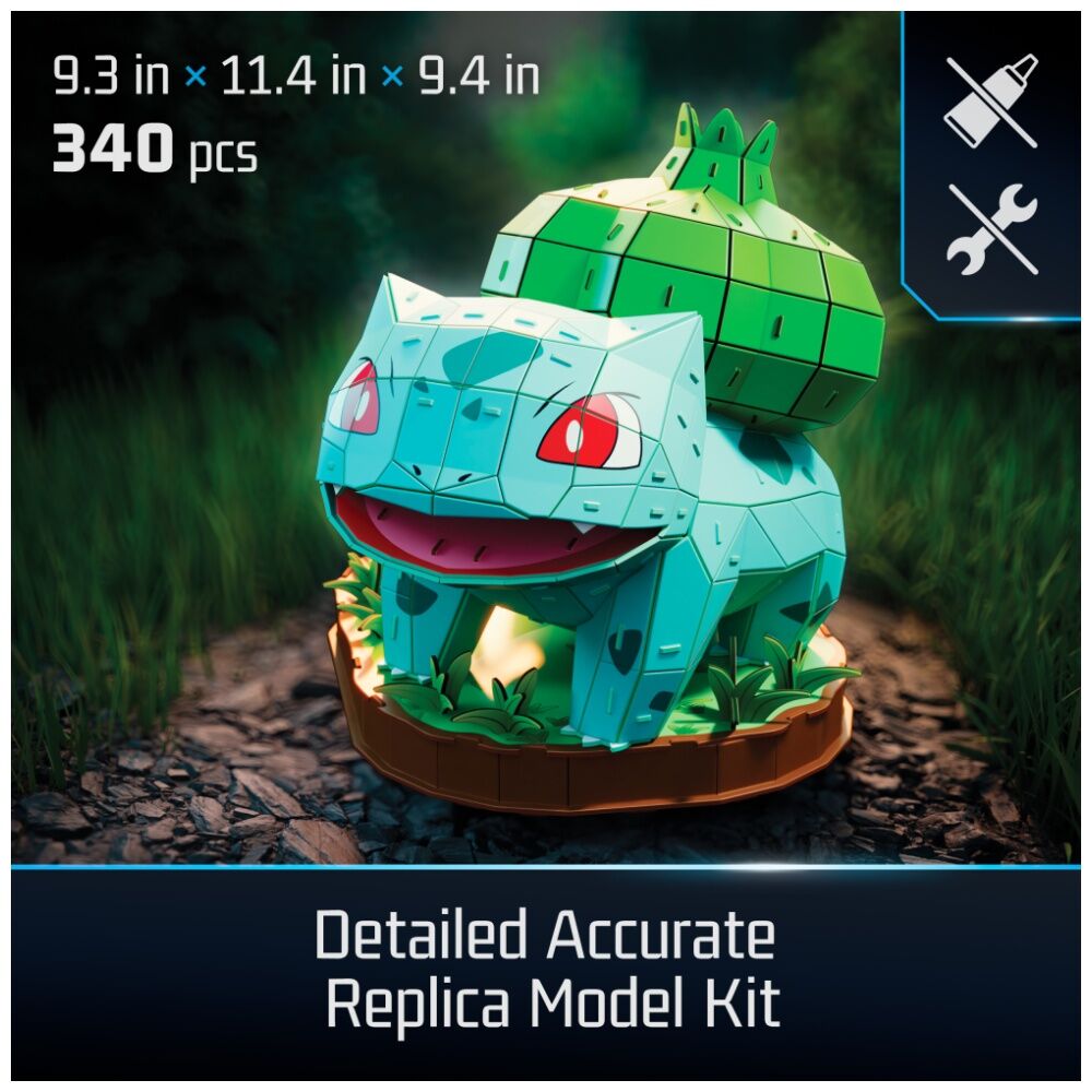 4D Build Pok mon Model Building Puzzle Kits Pikachu & Bulbasaur 12y+