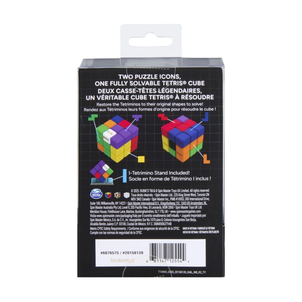Rubiks Cube Kids Toy Strategy Game Tetris & Sensory Editions 8y+
