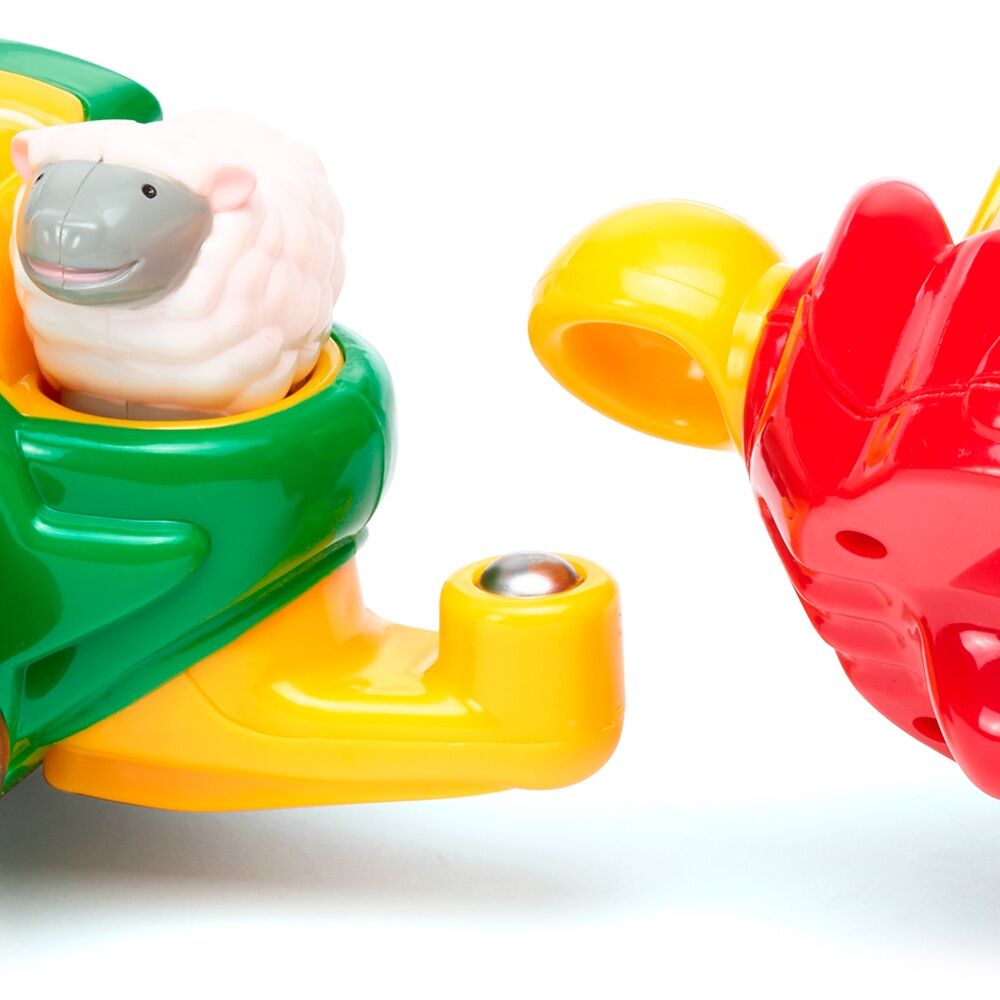 Wow Toys Taylor's Tractor Ride Push-Go Farm Toy Toddler 1-5y