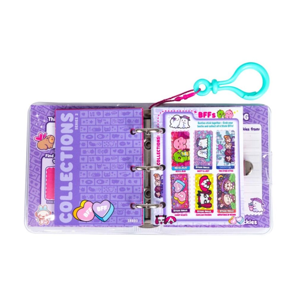 Sticki Rolls Book & Bracelet Pack S2 Sticker Collection Organiser