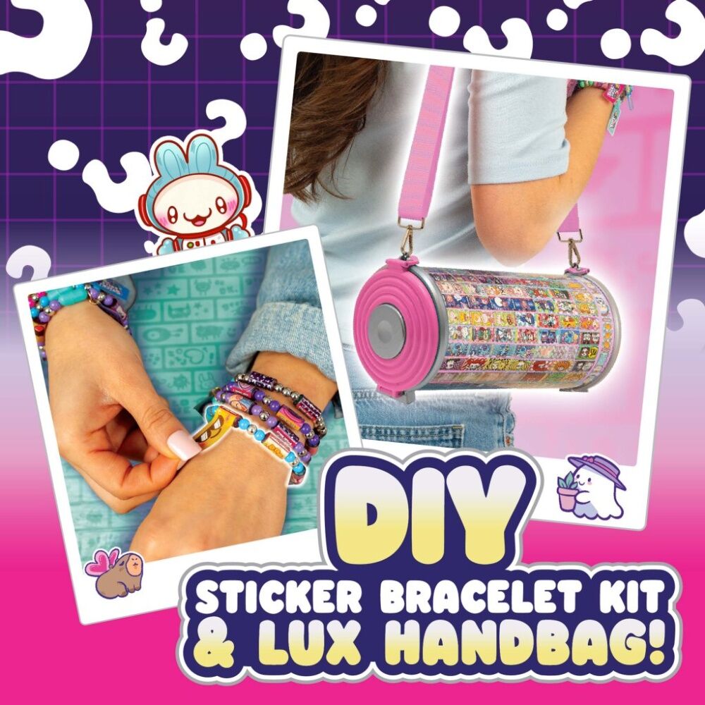 Sticki Rolls Rolluxe Studio Glam Storage Bag With Jumbo Stickers