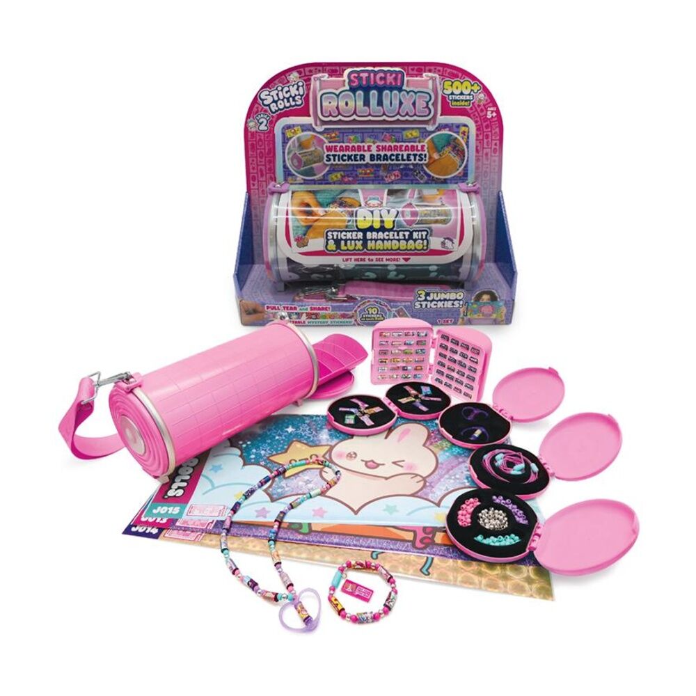 Sticki Rolls Rolluxe Studio Glam Storage Bag With Jumbo Stickers