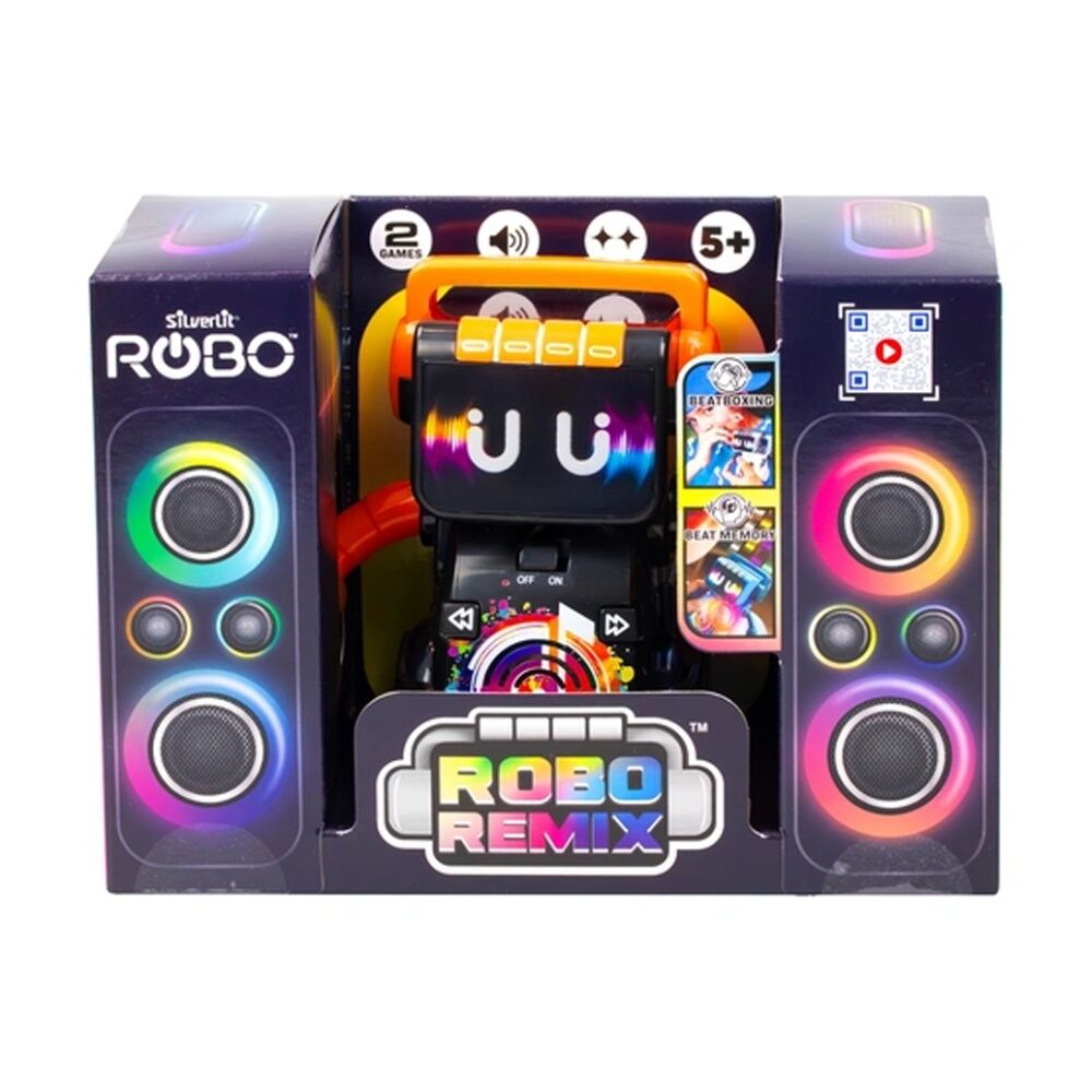 Silverlit Robo Remix Dancing Robot Toy With Beatboxing Sounds Assorted