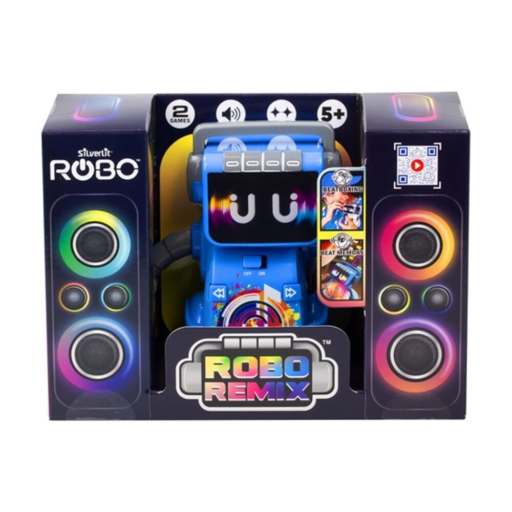 Silverlit Robo Remix Dancing Robot Toy With Beatboxing Sounds Assorted