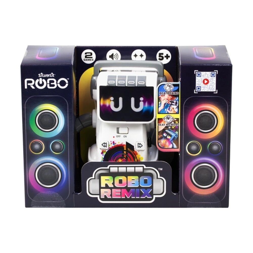 Silverlit Robo Remix Dancing Robot Toy With Beatboxing Sounds Assorted