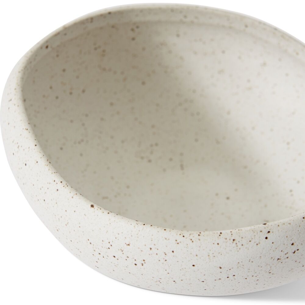 2PK E Style Ceramic Matias Bowl Sandy White Serveware Tableware 15x14x7cm
