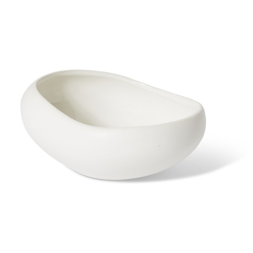 2PK E Style Ceramic Nakano Bowl White 15x14x7cm Contemporary Serveware Tableware