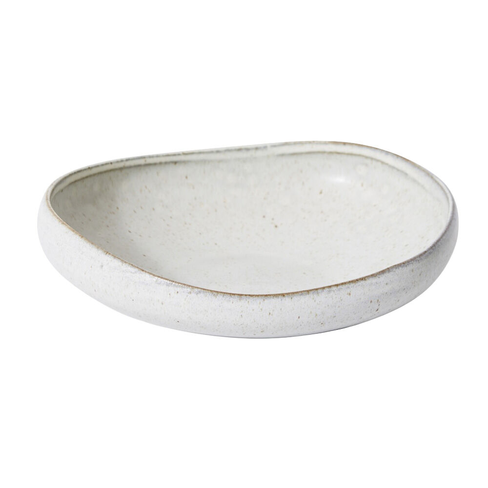E Style Ceramic Talula Bowl Serveware Tableware Beige 21x21x6cm