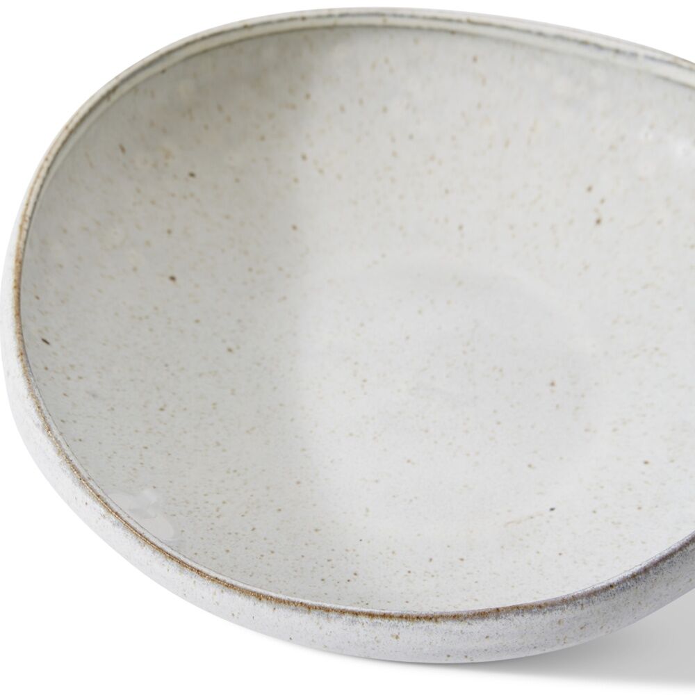 2PK E Style Ceramic Talula Bowl Serveware Tableware Beige 21x21x6cm