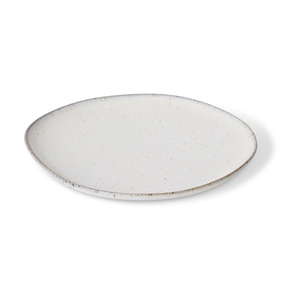2PK E Style Talula Plate Ceramic Serveware Tableware Beige 22x21x3cm