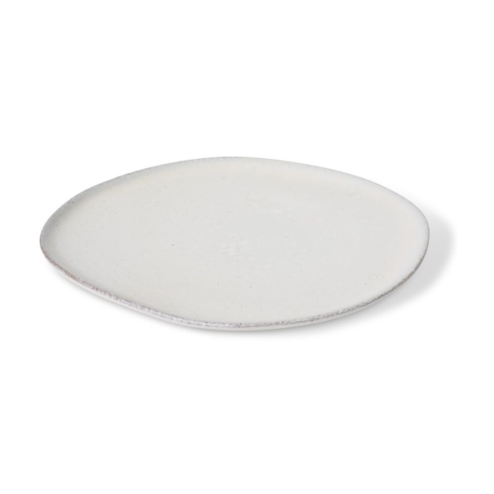 E Style Talula Plate Ceramic Serveware Tableware Beige 34x33x4cm