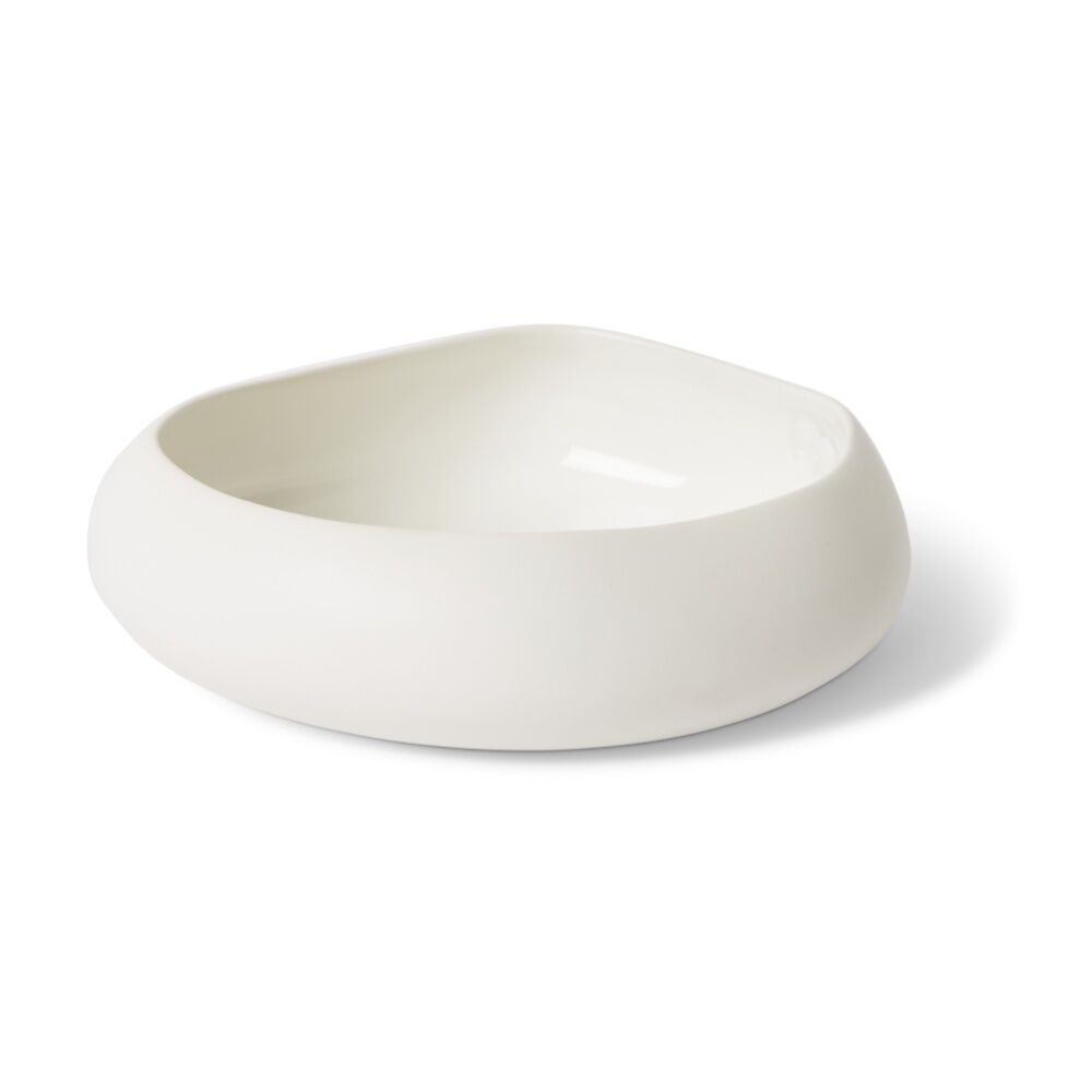 2PK E Style Nakano Shoreline Bowl Ceramic Contemporary Serveware White 22x21x7cm