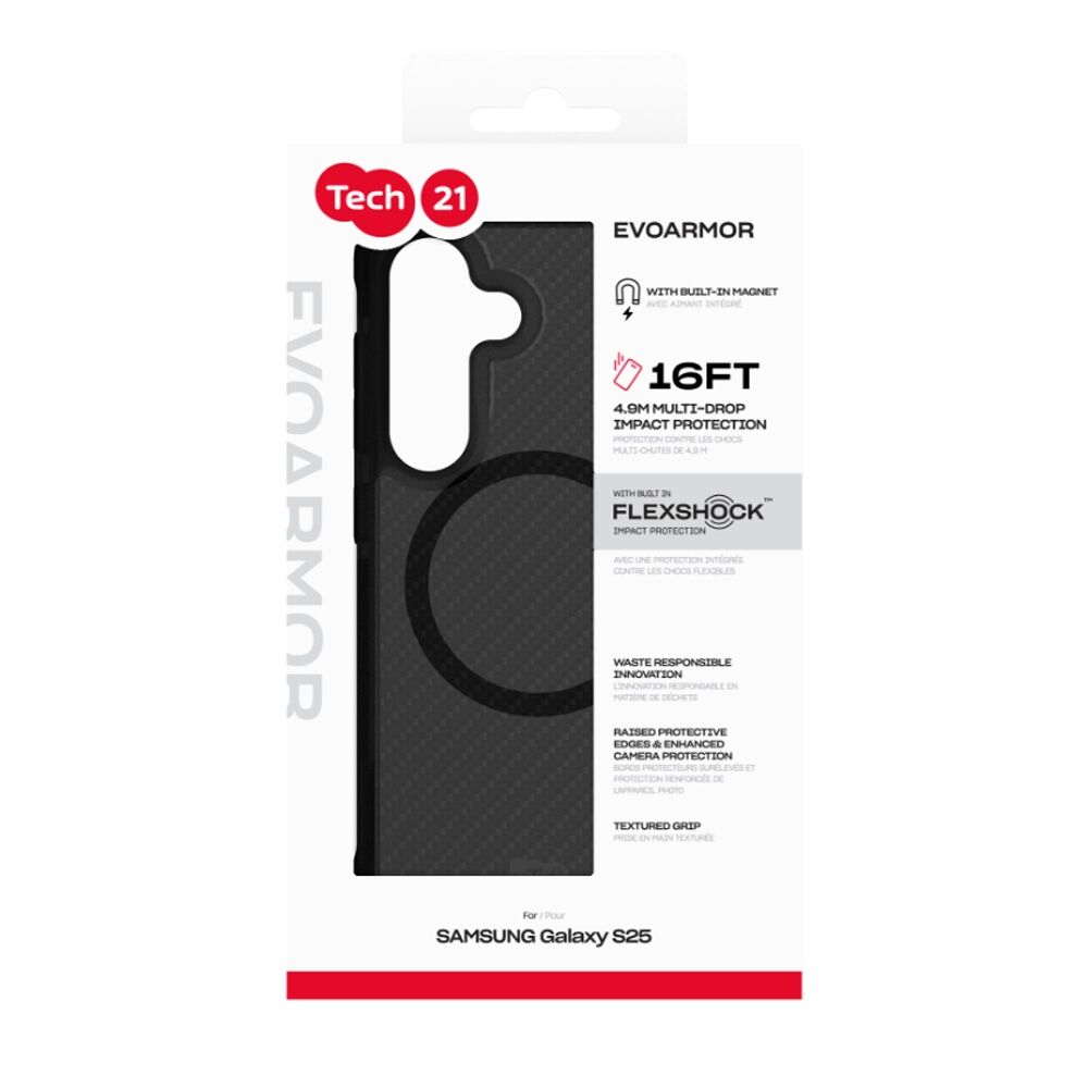 Tech21 EvoArmor w/Magnet for Samsung GS25 Military Grade Protection - Black