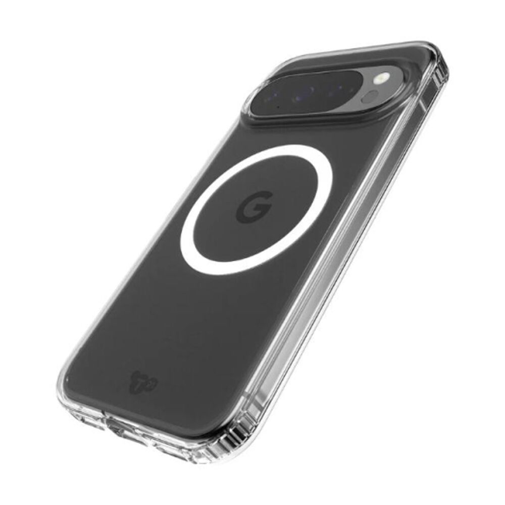 Tech21 EvoClear w/Magnet for Pixel 10/10 Pro Impact Drop Protection - Clear