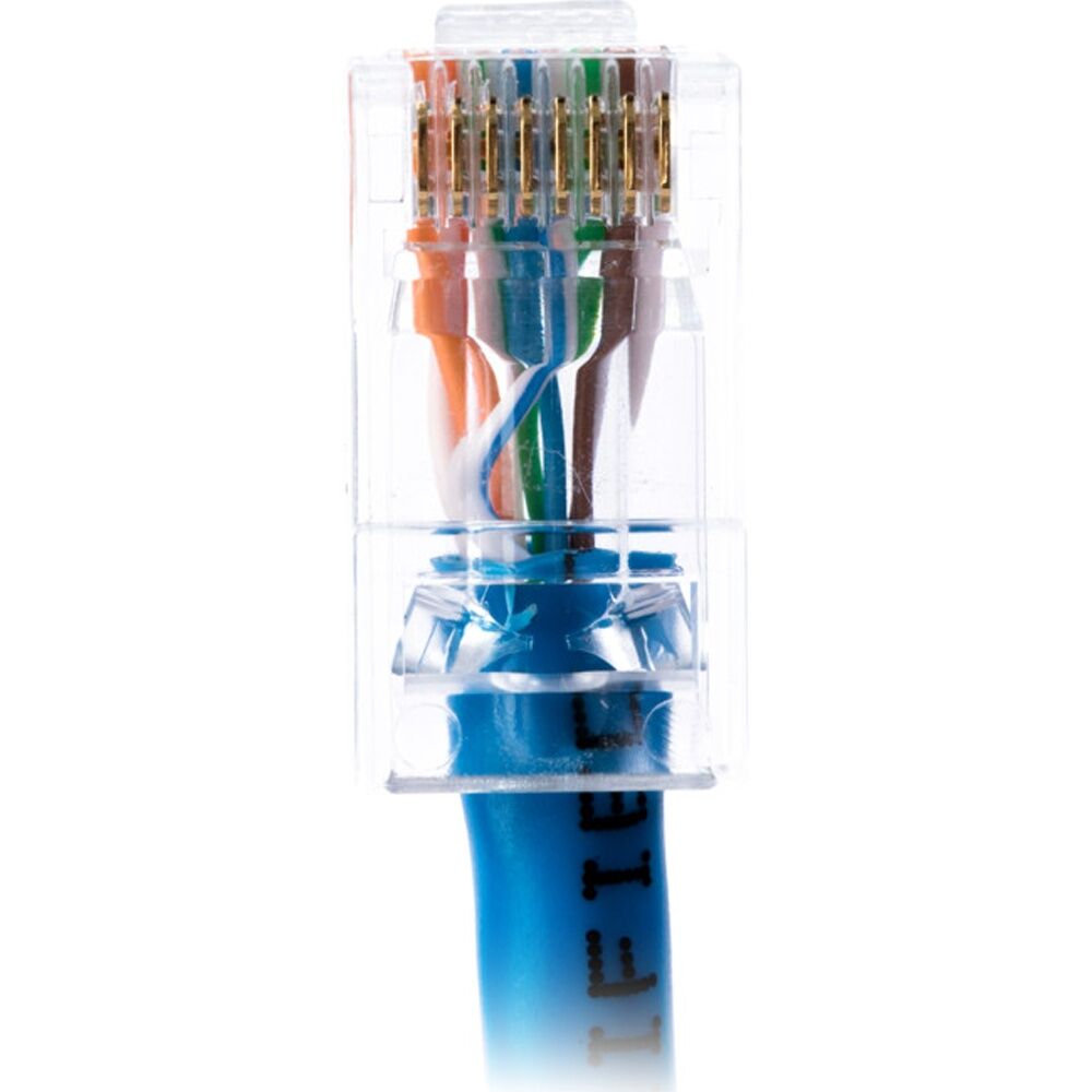 50pc T3 UTP RJ45 Cat6 Solid Snap Plug 1.00mm To 1.05mm Network Connectors