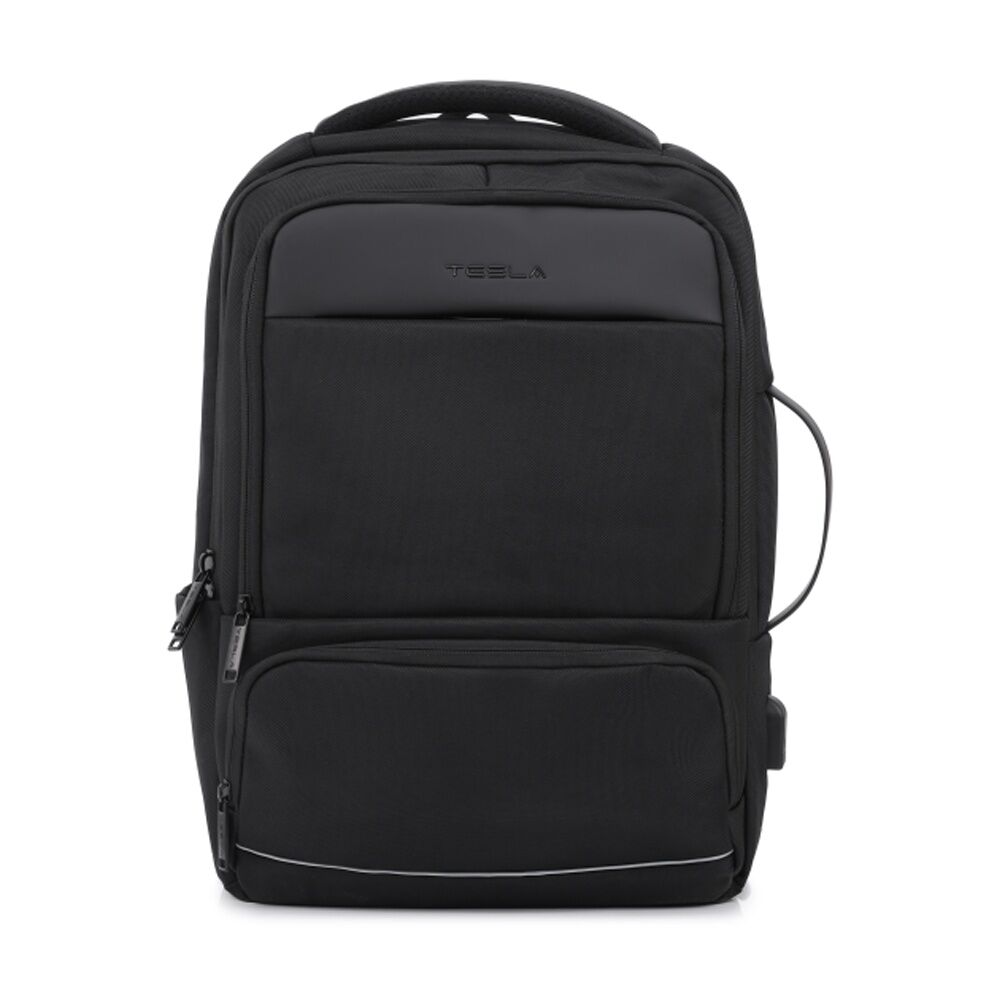 Tesla Apolo Backpack With External USB Charging Port Black 43x30x16cm