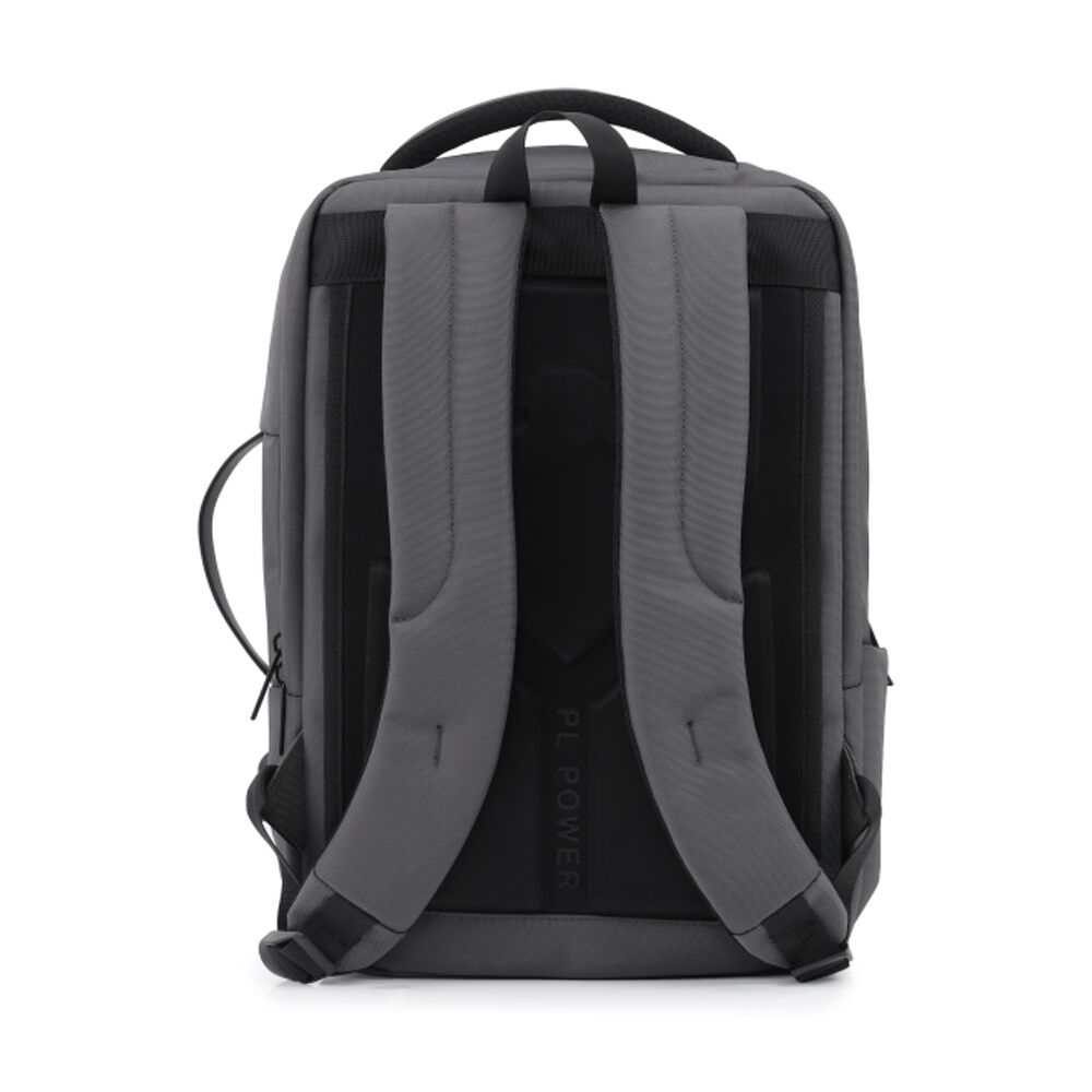Tesla Apolo Backpack With External USB Charging Port Charcoal 43x30x16cm