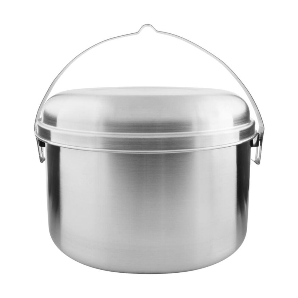 2pc Tatonka Scout Kettle Stainless Steel Camping Saucepan & Pot 6 L Set