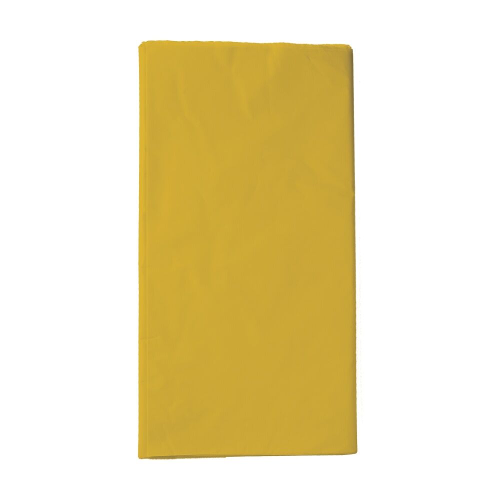6x Partyware Paper Table Runner Cover Tableware 1370x2740mm Gold