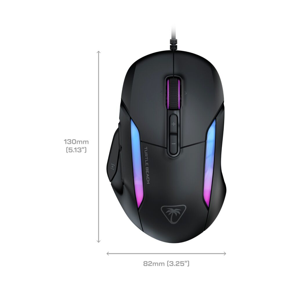 Turtle Beach Kone II Wired Ergonomic RGB Illumination Gaming Mouse Black
