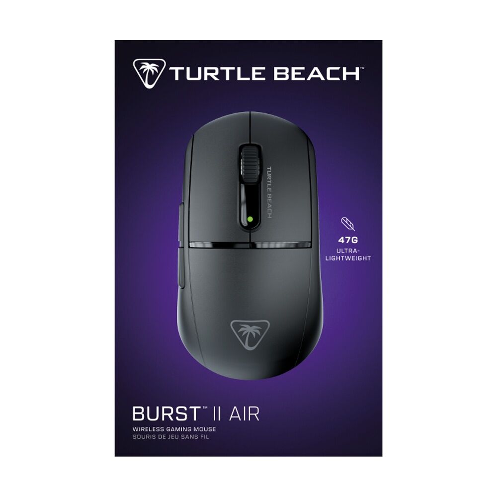 Turtle Beach Burst II Air Wireless Lightweight Gaming Mouse Black