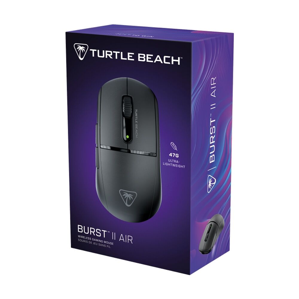 Turtle Beach Burst II Air Wireless Lightweight Gaming Mouse Black