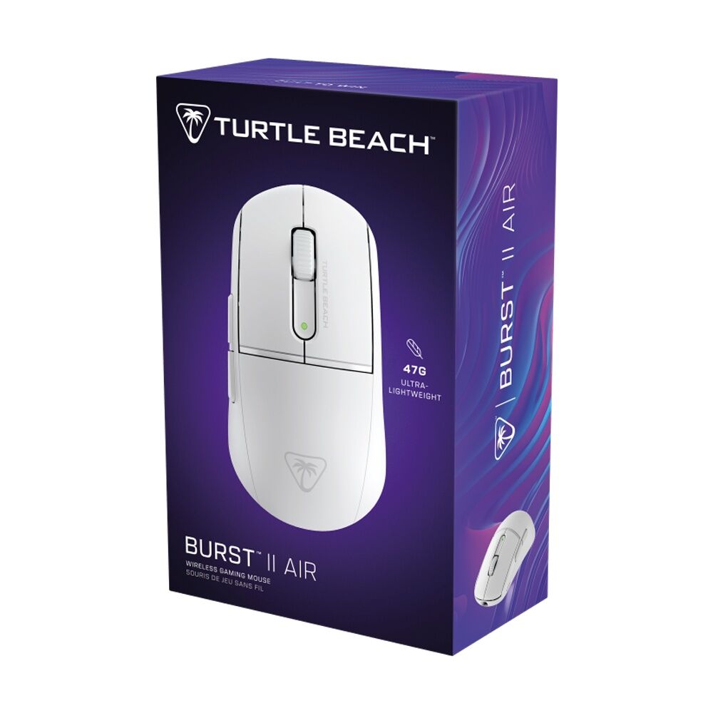 Turtle Beach Burst II Air Ultra-lightweight Bluetooth Wireless Gaming Mouse WH
